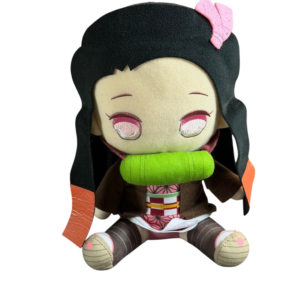Sanrio Demon Slayer Nezuko Kamado Plush Seated Anime Figure 8 Inch 2023